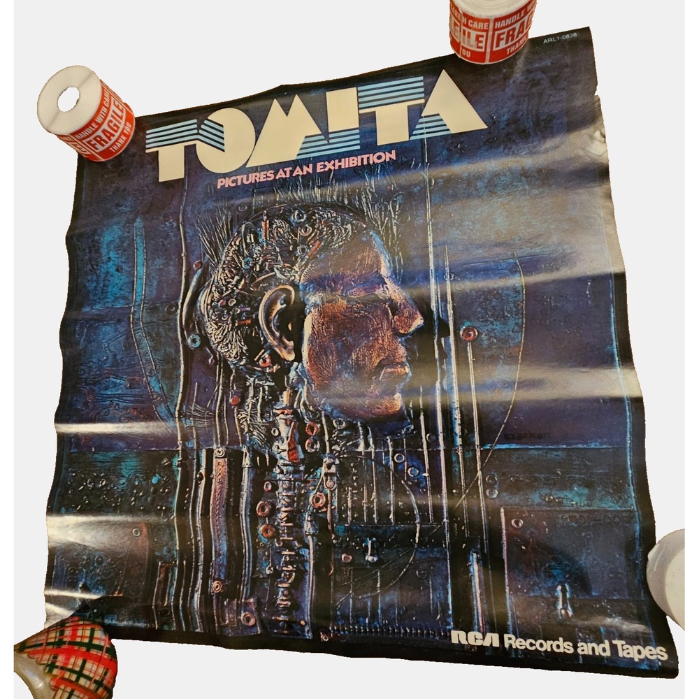 Tomita Pictures at an Exhibition Vintage 1975 Promo Poster 24x24 RCA Records